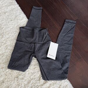 Lululemon Wunder Under High Rise Leggings — Dark Slate